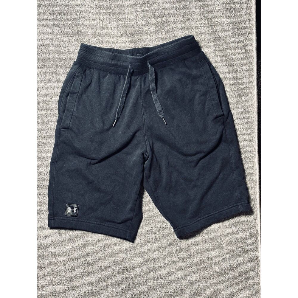 Under Armour Fleece Shorts Black Size SM